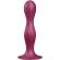 Satisfyer - Double Ball-R Silicone Dildo Garnet