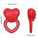 Armony - Ring Vibrator Heart Red