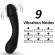 Armony - Dildo Vibrator G-Spot Silicone Black