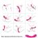 Armony - Dildo Vibrator G-Spot Silicone Fuchsia