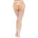 Leg Avenue - Crotchless Net Stockings White