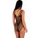 Livco Corsetti Fashion - Moret Lc 17329 Body Crotchless Black One Size