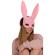 Livco Corsetti Fashion - Kohu Rabbit Pink MJ009 Mask One Size