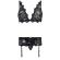 Livco Corsetti Fashion - Belita Lc 90231 Bra + Panty + Garter Belt Black