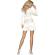 Livco Corsetti Fashion - Jacqueline Lc 90249 Dressing Gown + Shirt + Panty Ecru