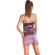 Livco Corsetti Fashion - Jacqueline Lc 90249 Dressing Gown + Shirt + Panty Violet