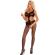 Livco Corsetti Fashion - Hardomin Lc 17346 Bodystocking Crotchless Black One Size