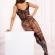 Livco Corsetti Fashion - Rehanna LC17370 Bodystockings Crotchless Black One Size