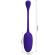 Pretty Love - Knucker Purple Rechargeable Vibrating Egg