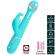 Pretty Love - Dejon Rabbit Vibrator 3 In 1 Multifunction Aqua Green