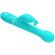 Pretty Love - Dejon Rabbit Vibrator 3 In 1 Multifunction Aqua Green