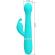 Pretty Love - Dejon Rabbit Vibrator 3 In 1 Multifunction Aqua Green