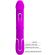 Pretty Love - Kampas Rabbit 3 In 1 Multifunction Vibrator With Tongue Violet