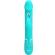 Pretty Love - Kampas Rabbit 3 In 1 Multifunction Vibrator With Tongue Aqua Green