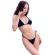 Chilirose - Cr 4449 Set Bikini Black S/M