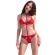 Chilirose - Cr 4633 Set Two Pieces Red S/M