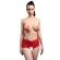 Chilirose - Cr 4641 Panties Crotchless Red L/XL