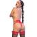 Chilirose - Cr 4656 Panties Crotchless Red L/XL