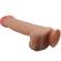 Pretty Love - Sliding Skin Series Realistic Dildo With Sliding Skin Suction Cup Flesh 26 CM