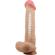 Pretty Love - Sliding Skin Series Realistic Dildo With Sliding Skin Suction Cup Flesh 26 CM