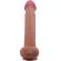 Pretty Love - Sliding Skin Series Realistic Dildo With Sliding Skin Suction Cup Brown 26 CM