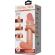 Pretty Love - Sliding Skin Series Realistic Dildo With Sliding Skin Suction Cup Brown 26 CM