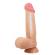 Pretty Love - Sliding Skin Series Realistic Dildo With Sliding Skin Suction Cup 21.8 CM