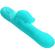 Pretty Love - Rabbit Vibrator Pearls Aqua Green