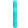 Pretty Love - Rabbit Vibrator Pearls Aqua Green