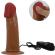 Pretty Love - Harness Briefs Starks Multi-Speed Vibration Dildo 17,5 CM Light Brown