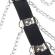 Subblime - Chest Harness Leather Chains Black One Size