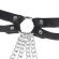 Subblime - Leather Ring Chainbelt Black One Size