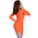 Chilirose - Cr 4682 Dress Orange