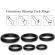 Armony - Lock Rings Silicone Black