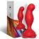 Armony - Pink Vibrator & Anal Plug Remote Control Red