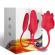 Armony - Rose 3 In 1, Stimulator, Suction and Up&down With Red Tail