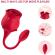 Armony - Rose Licking Vibrating De Clit & Vibrator 10 Modes Red