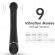 Armony - Vibrator Falt Head Silicone Black