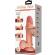 Pretty Love - Sliding Skin Series Realistic Dildo With Sliding Skin Suction Cup Flesh 20.5 CM