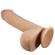 Pretty Love - Sliding Skin Series Realistic Dildo With Sliding Skin Suction Cup Flesh 23.4 CM