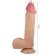 Pretty Love - Sliding Skin Series Realistic Dildo With Sliding Skin Suction Cup Flesh 23.4 CM