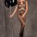 Livco Corsetti Fashion - Amahil Bodystocking Crotchless Black One Size