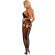 Livco Corsetti Fashion - Imelam Lc 17345 Bodystocking Crotchless Black One Size