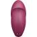 Satisfyer - Tap & Climax 1 Lay-On Vibrator Red