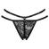 Livco Corsetti Fashion - Nomade Thong Crotchless Black