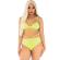 Leg Avenue - Top & Panties Yellow With Straps