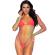 Leg Avenue - Multicolor Long Sleeve Net Bodysuit