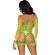 Leg Avenue - Long Sleeve Net Dress Green