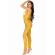 Leg Avenue - Long Net Dress Yellow