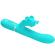 Pretty Love - Multifunction Rabbit Vibrator 4 In 1 Butterfly Aqua Green